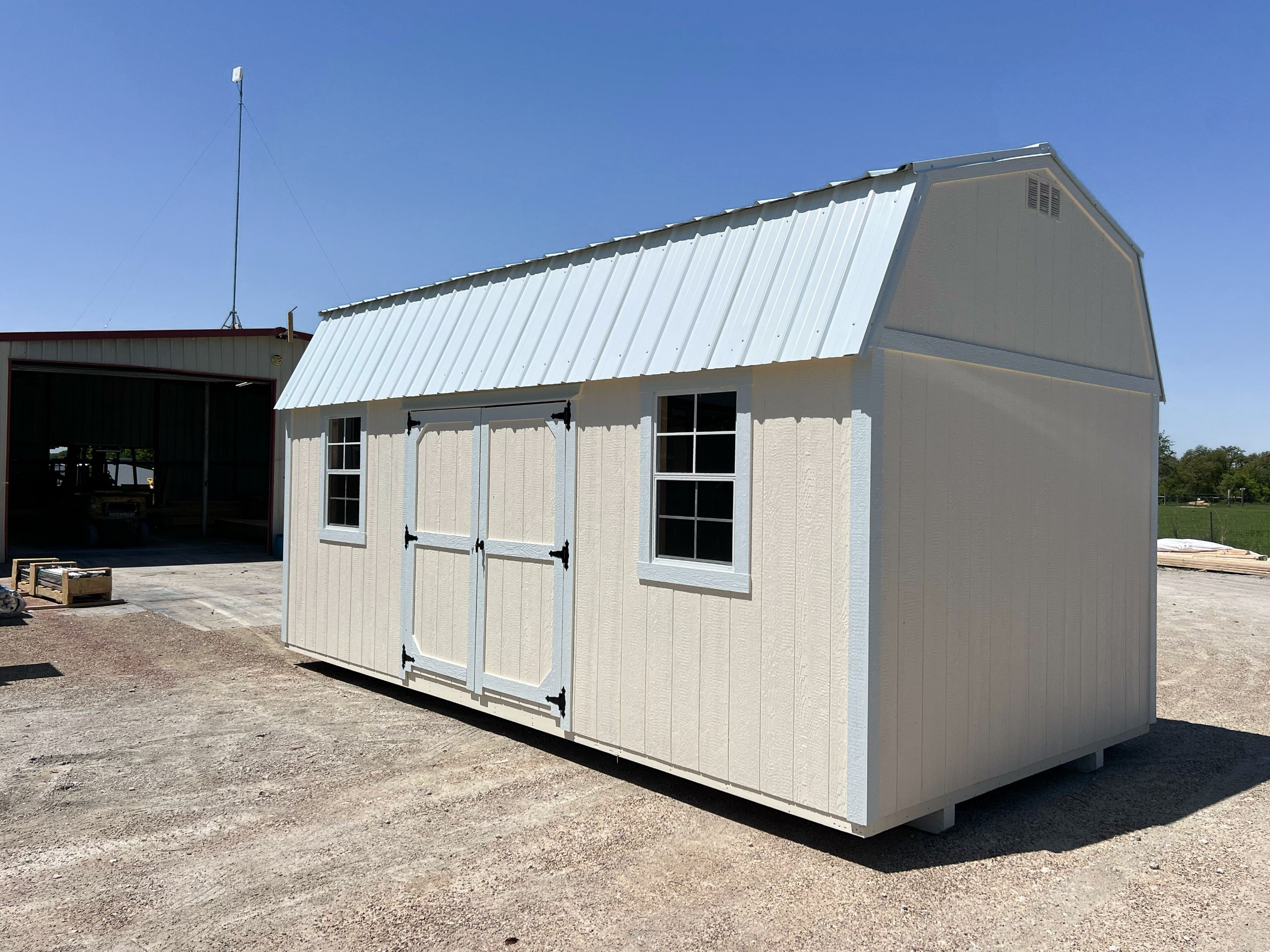 Side view of the building